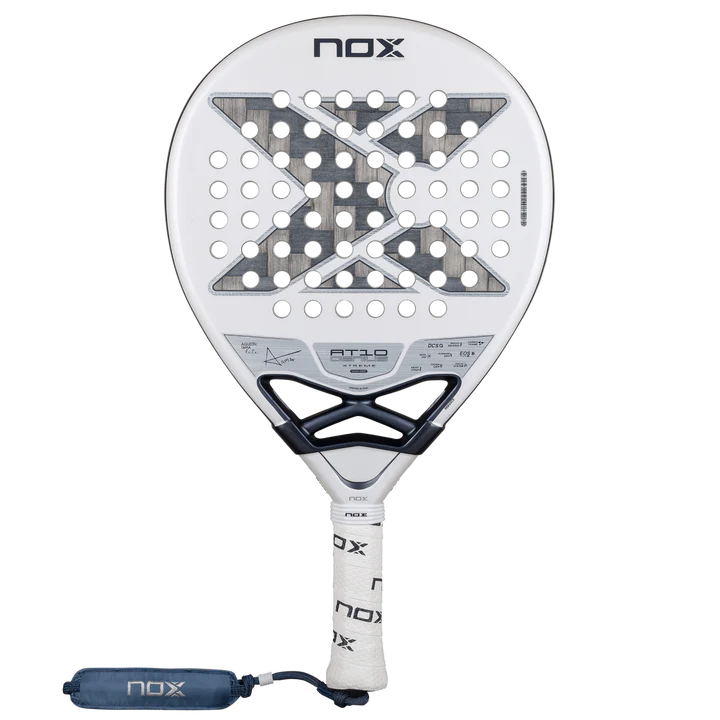 AT10 Luxury Genius 12K Alum XTREM Lite 2026 lightweight padel racket by Agustin Tapia front