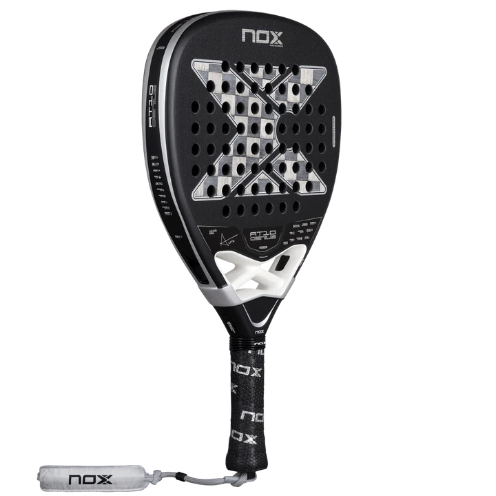 AT10 Luxury Genius Attack 18K Alum 2026 padel racket by Agustin Tapia front right