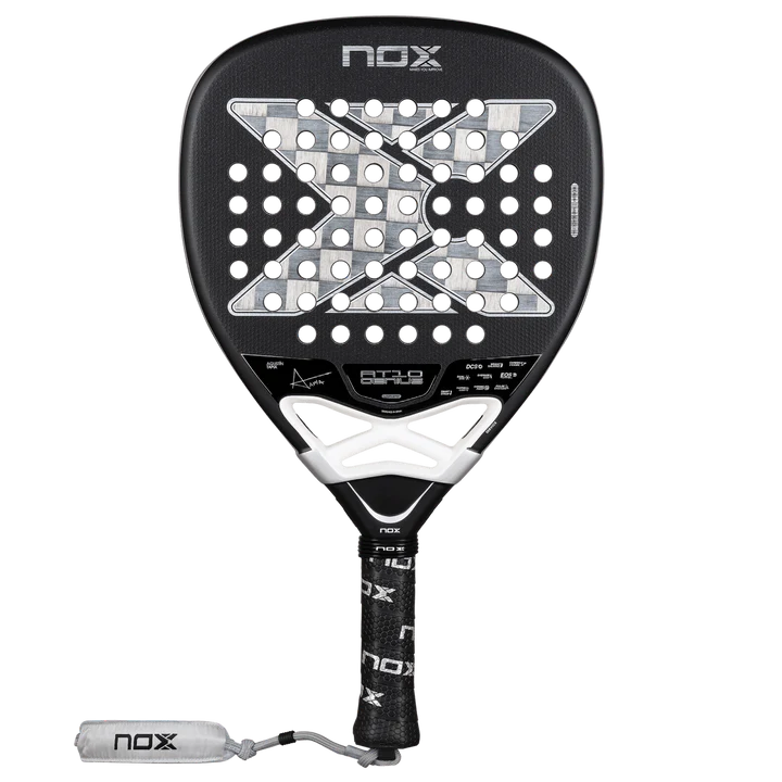 AT10 Luxury Genius Attack 18K Alum 2025 padel racket by Agustin Tapia front