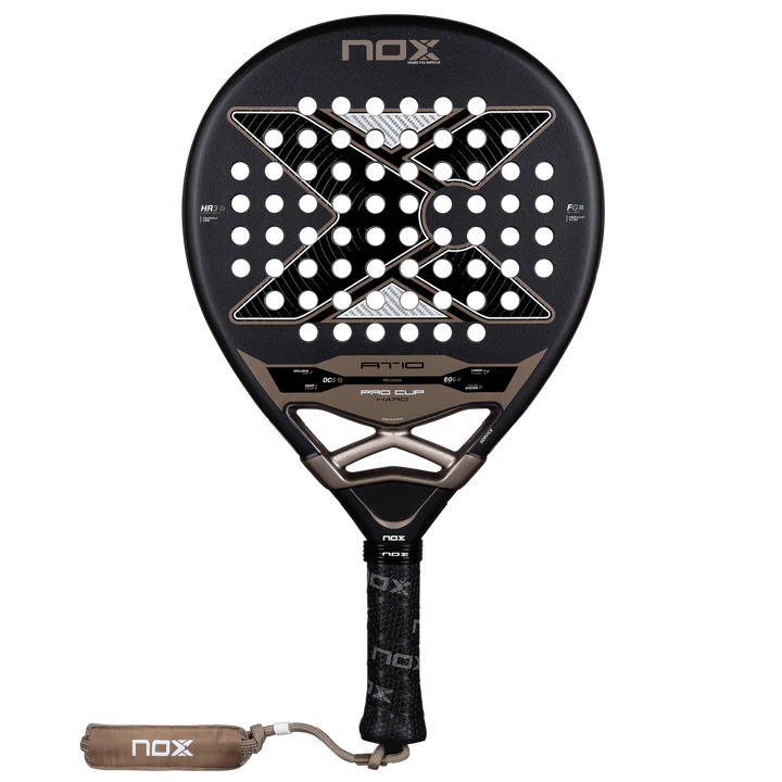 AT10 Pro Cup Hard padel racket by Agustin Tapia for powerful and controlled play front