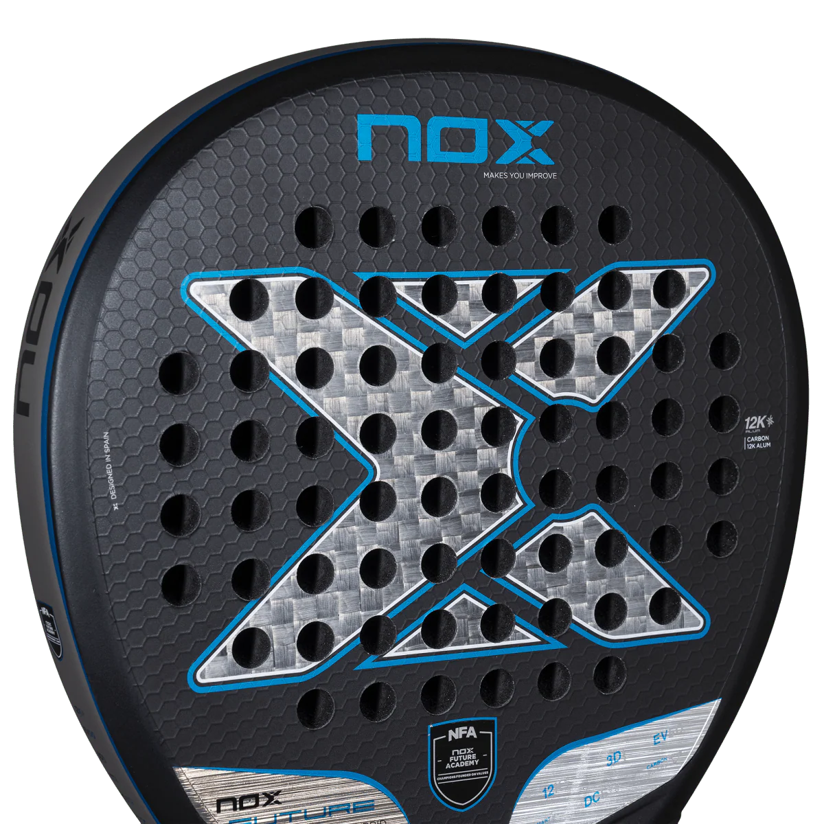 NOX Future Hybrid 12K Alum Padel Racket